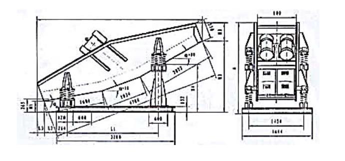 ZDS直線等厚篩結(jié)構(gòu)簡圖-河南振江機械